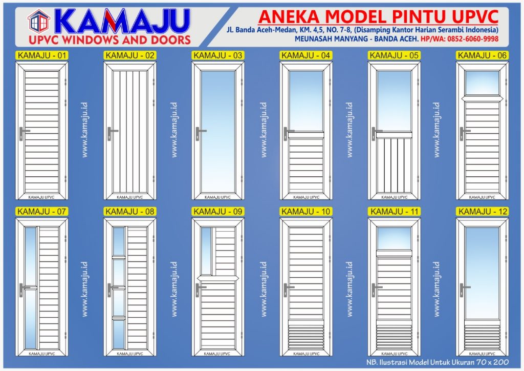 Pintu Kamar Mandi UPVC Banda Aceh