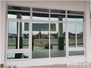 Pintu Jendela Kusen UPVC - Projek Gedung PCC Sigli (Kamaju UPVC Banda Aceh)